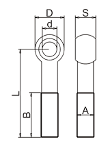 眼型螺栓標(biāo)注