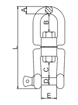 圈叉型旋轉(zhuǎn)環(huán)標(biāo)注