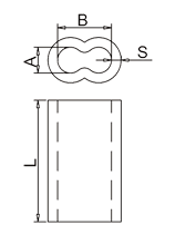 8字形鋁套標(biāo)注