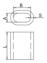 橢圓形鋁套標(biāo)注